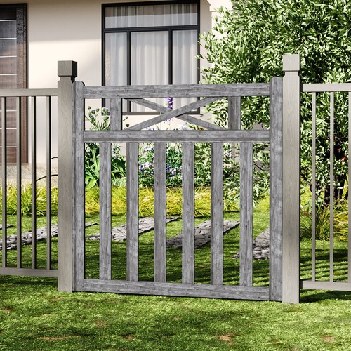 Wooden garden gate - garden, pedestrian