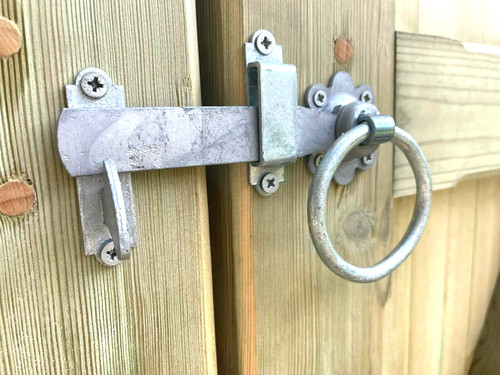 Ring latch inch - 6, galvanised