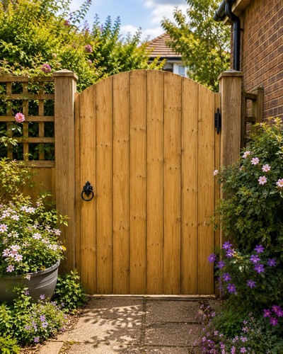 Wooden garden gate heavy duty - heavy,