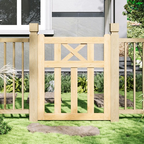 Garden wooden gate pedestrian - garden,
