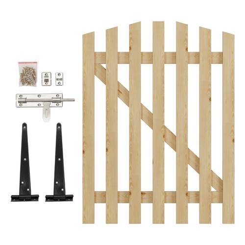 Garden wooden gate pedestrian - garden,