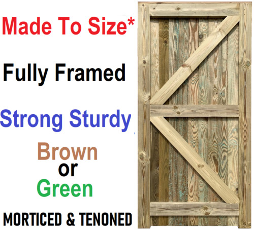 Garden gate handmade wooden - gate,