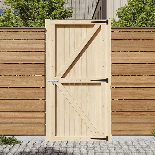 Garden wooden gate pedestrian - garden,