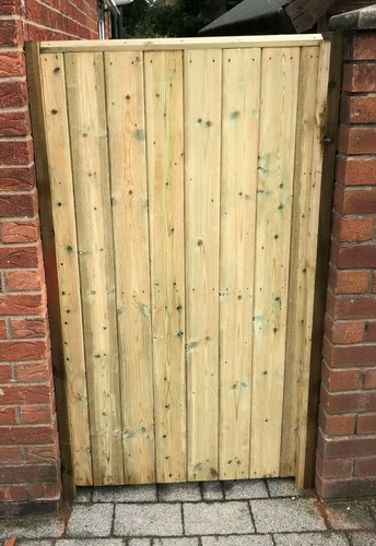 Wooden garden gate made - gate,