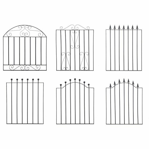 Pedestrian garden gate wrought - garden,