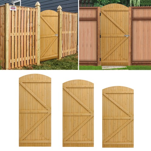Wooden picket garden gate - garden,