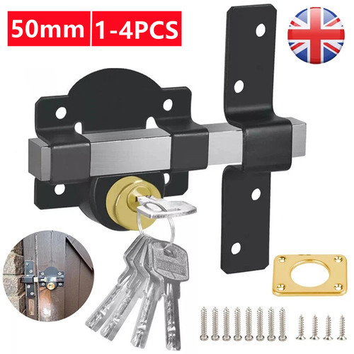 50mm gate lock garden security - 50mm,