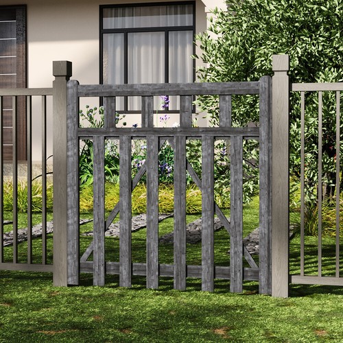 Garden wooden gate pedestrian - garden,