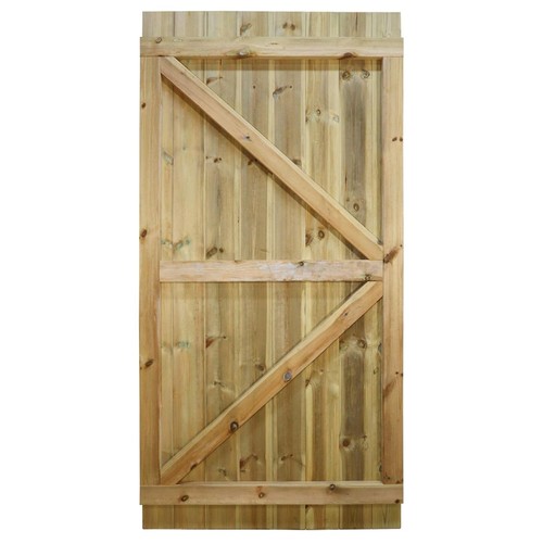 Flat top wooden - top, gate