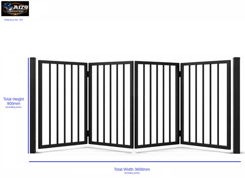 Bifolding gates fold metal - bifolding,